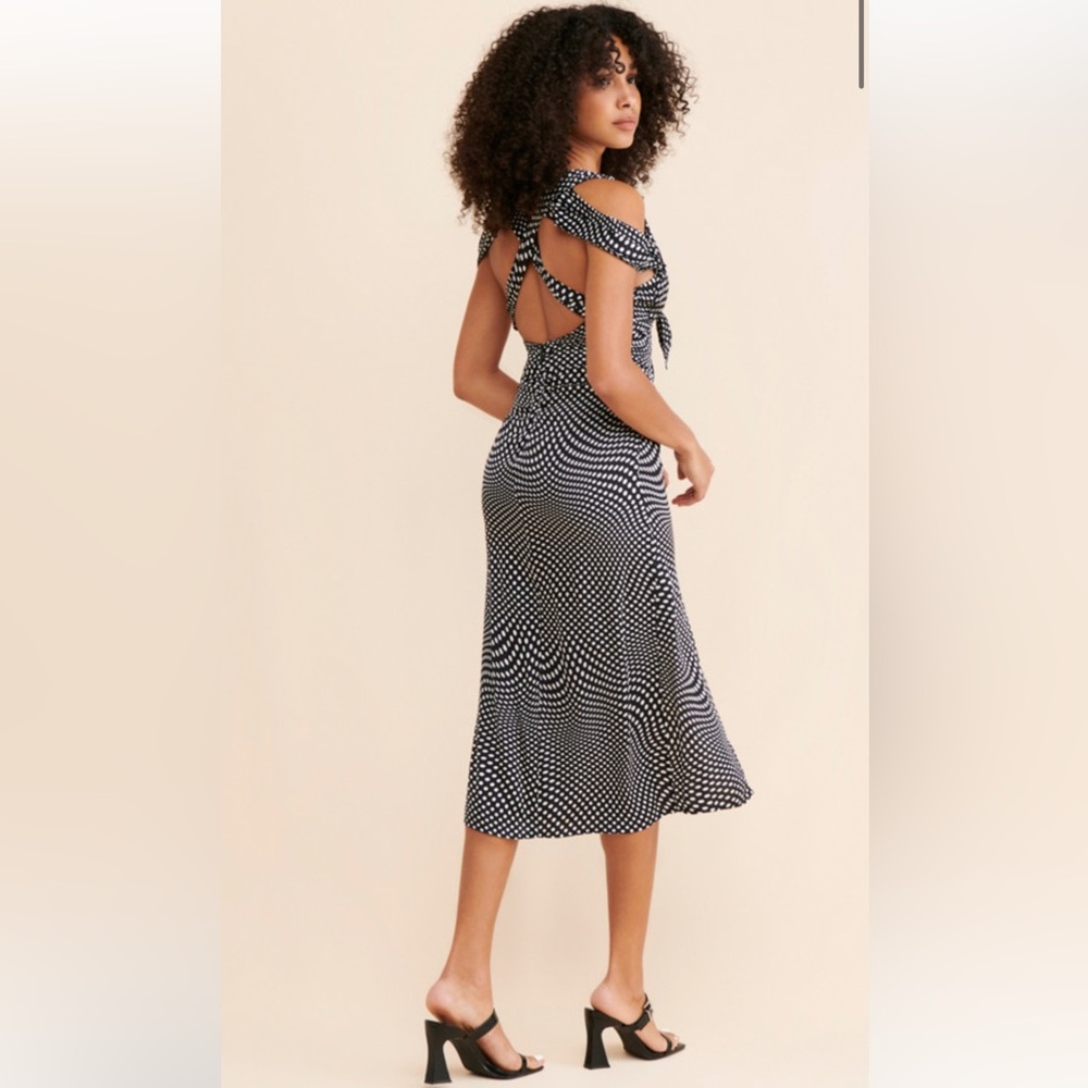 For Love & Lemons Beth Midi Dress NWT - Picture 4 of 6